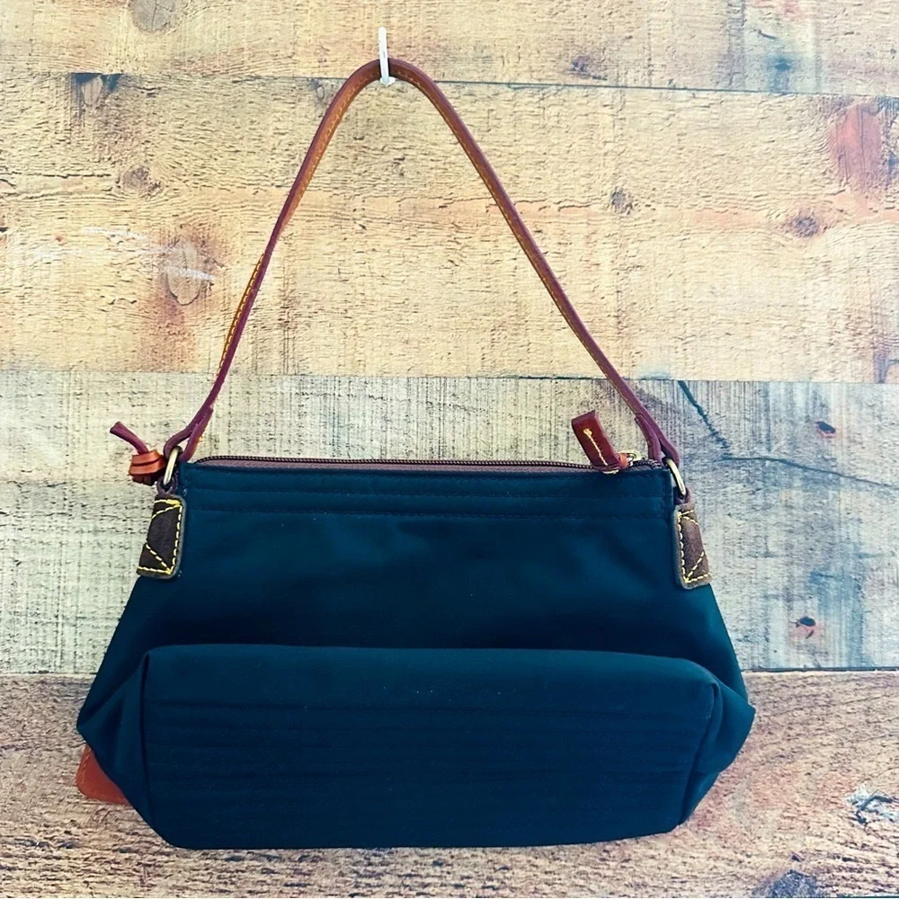 NWOT Dooney & Bourke Nylon Leather Trim Shoulder Bag